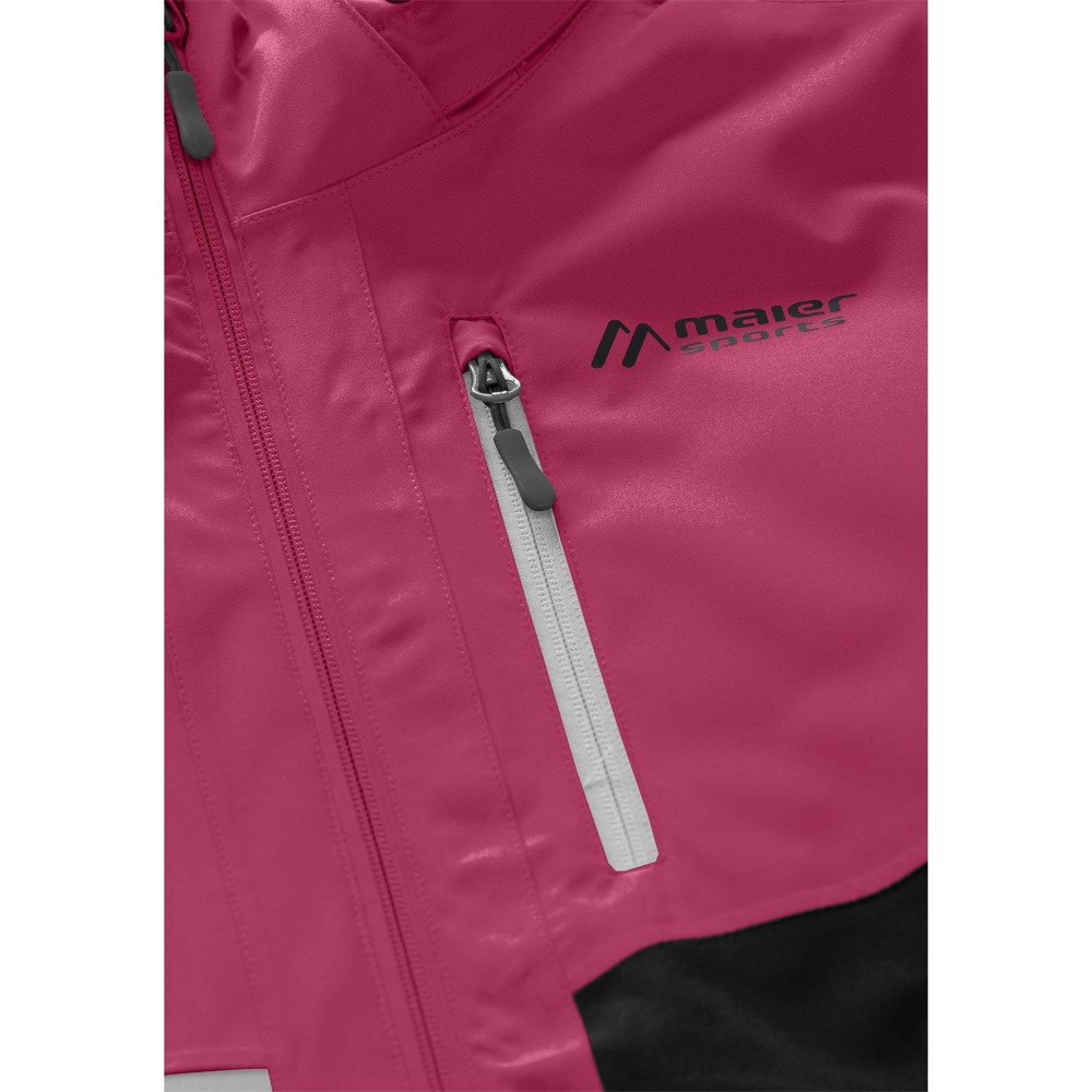 Maier Sports VIDI Damen Skijacke - black/raspberry/white Maier Sports VIDI Damen Skijacke - black/raspberry/white
