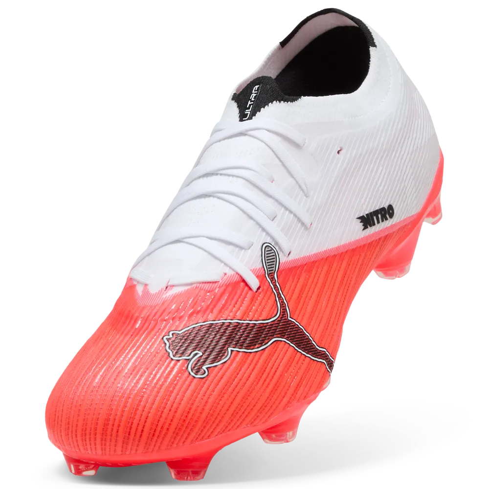 Puma ULTRA NITRO 7 MATCH FG/AG Unisex Fußballschuhe – Ultra Red / Black / White