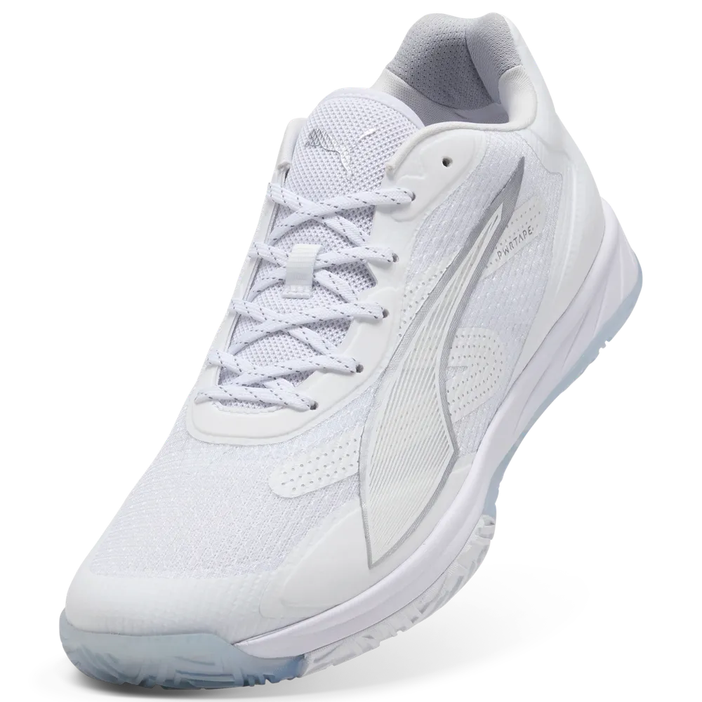 PUMA Accelerate Turbo 4 White/Silver/Ash Grey - Handballschuhe Herren PUMA Accelerate Turbo 4 White/Silver/Ash Grey - Handballschuhe Herren