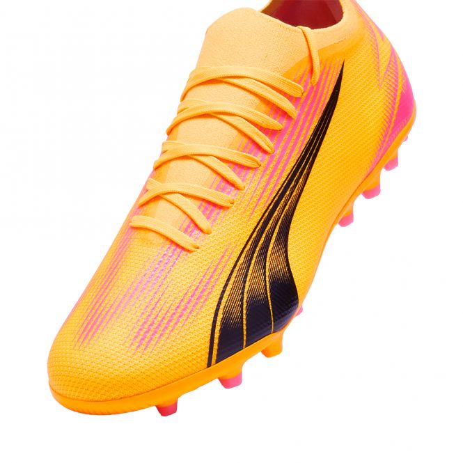 Puma ULTRA MATCH MG Rasen + Kunstrasenschuh - Sun Stream/Black Sunset Glow Puma ULTRA MATCH MG Rasen + Kunstrasenschuh - Sun Stream/Black Sunset Glow