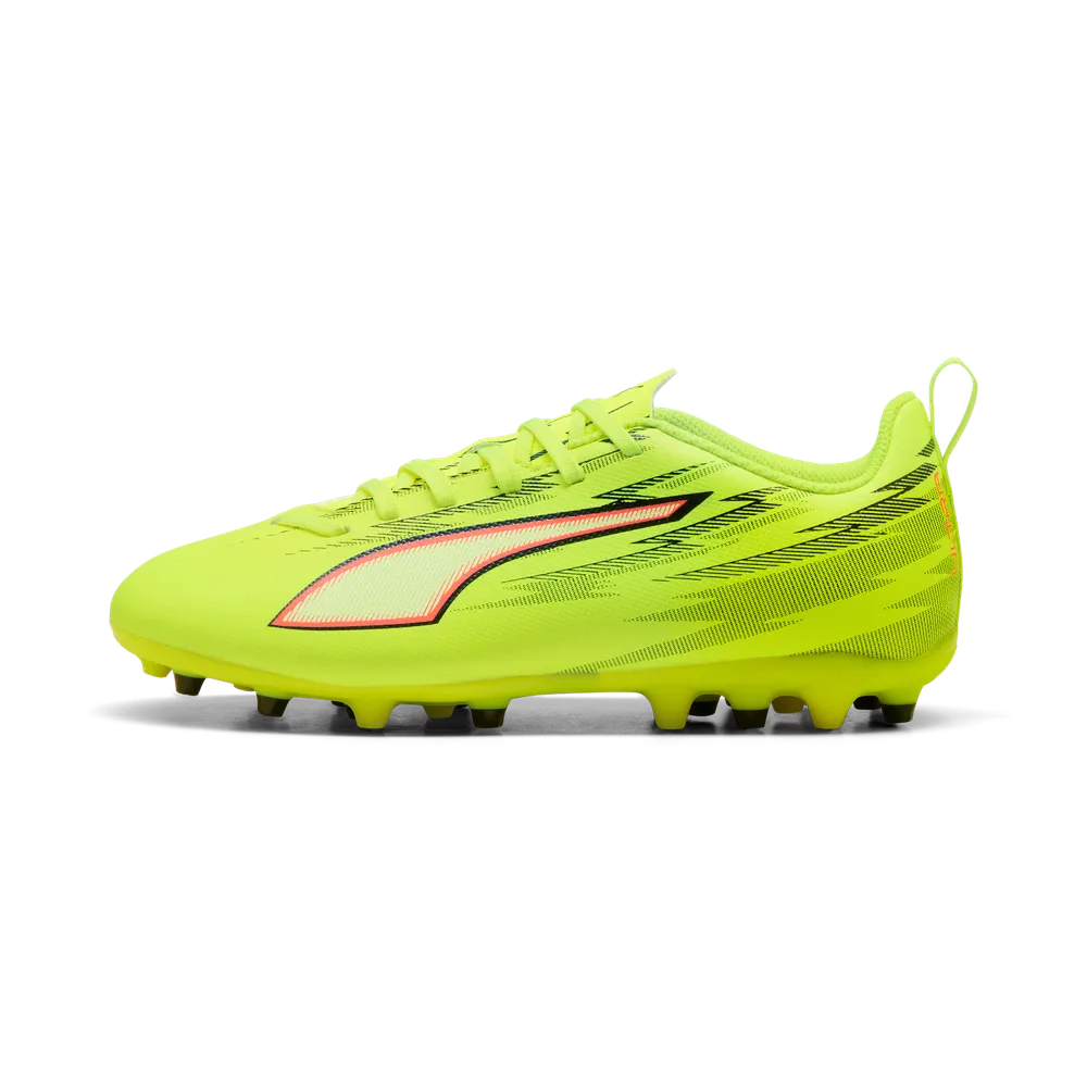 Puma ULTRA 6 PLAY MG Jr Fußballschuhe Kinder- Yellow Alert/Black/Red/Lime