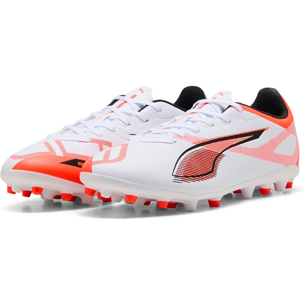 Puma ULTRA 5 PLAY MG Fußballschuhe – White/Black Glowing Red Puma ULTRA 5 PLAY MG Fußballschuhe – White/Black Glowing Red