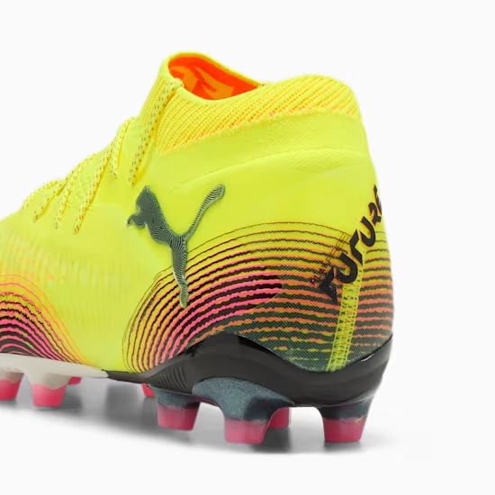 Puma FUTURE 8 ULTIMATE AG Fußballschuhe Unisex – Yellow Alert