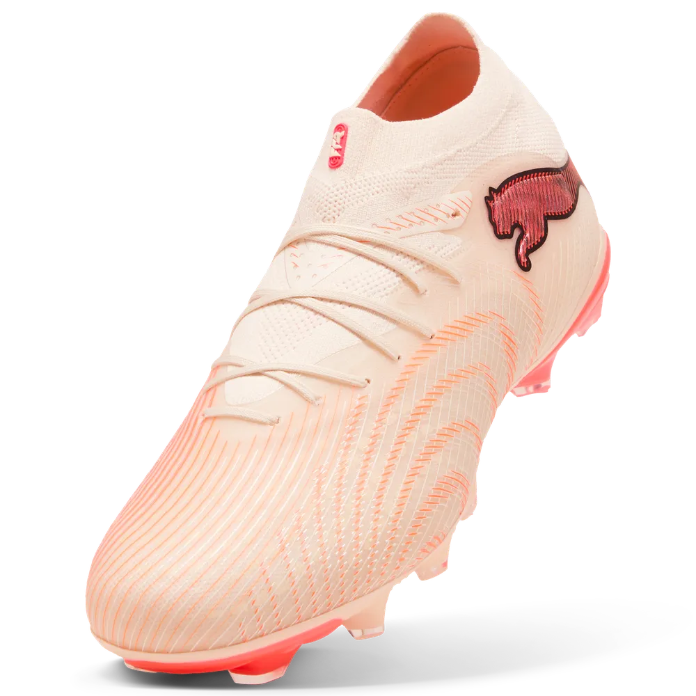 Puma FUTURE 9 PRO FG/AG Fußballschuhe – Sugared Almond / White Ultra Red / Black