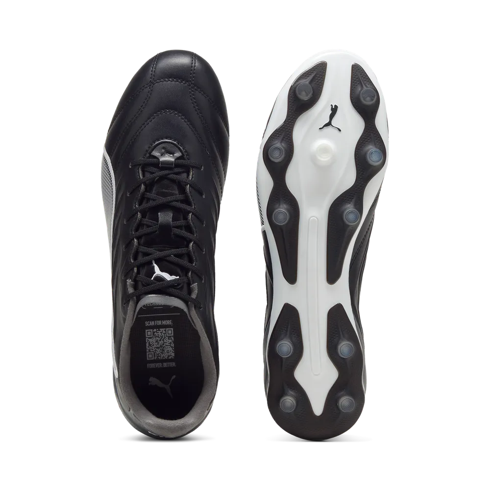 Puma KING PRO FG/AG Fußballschuhe – Black / White / Cool Dark Gray