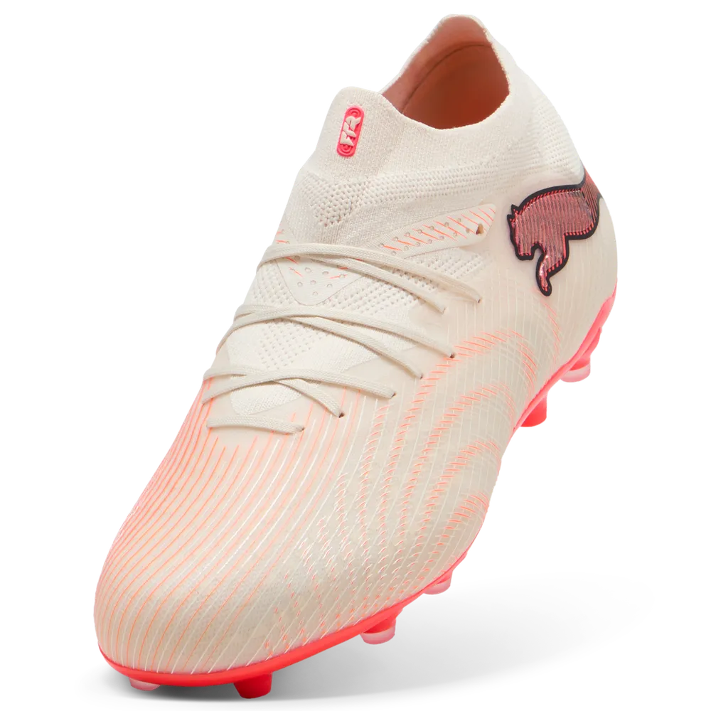 Puma FUTURE 9 PRO MG Fußballschuhe – Sugared Almond / White Ultra Red / Black