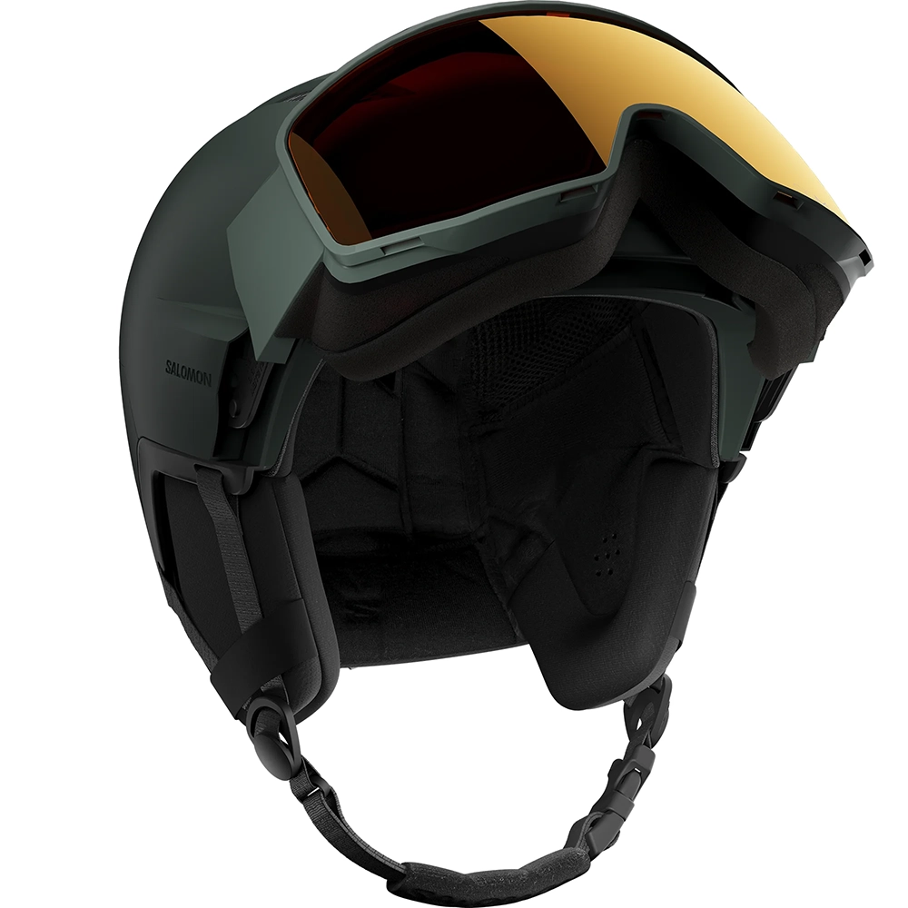 Salomon DRIVER PRO SIGMA Skihelm mit Visier - green gables Salomon DRIVER PRO SIGMA Skihelm mit Visier - green gables