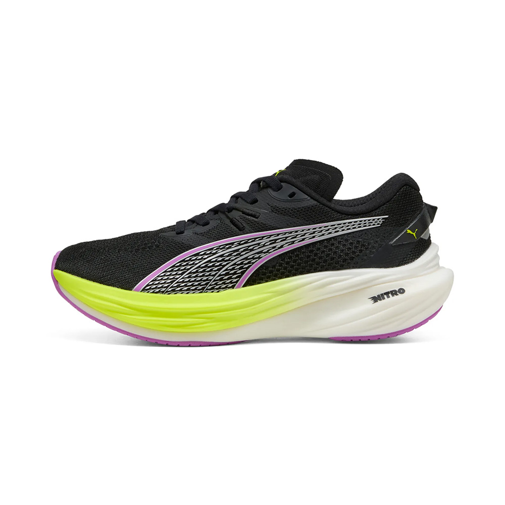 Puma Deviate NITRO 3 Wns - Black-Yellow - Laufschuhe für Damen