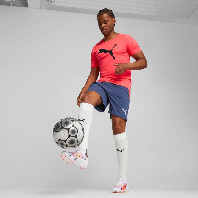 Puma ULTRA ULTIMATE FG/AG Fussballschuh - white black fire red Puma ULTRA ULTIMATE FG/AG Fussballschuh - white black fire red