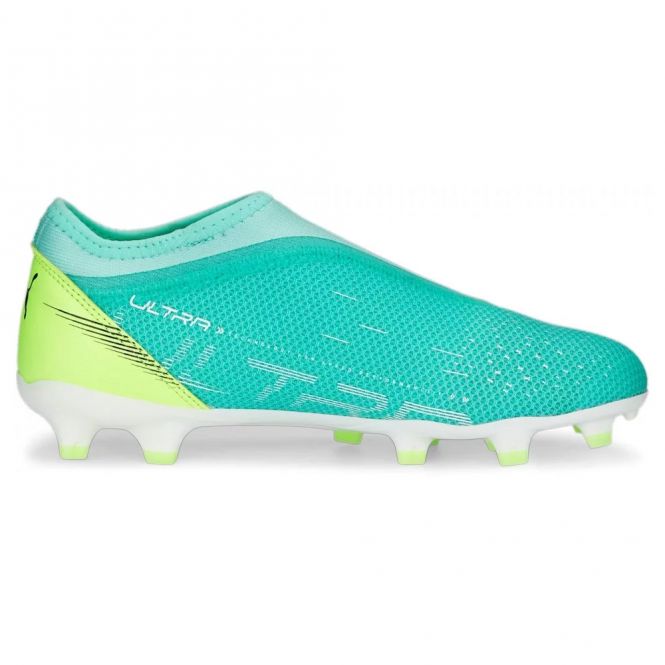 Puma ULTRA MATCH LL FG/AG JR Fussballschuh - Electric Peppermint White-Fast Yellow Puma ULTRA MATCH LL FG/AG JR Fussballschuh - Electric Peppermint White-Fast Yellow