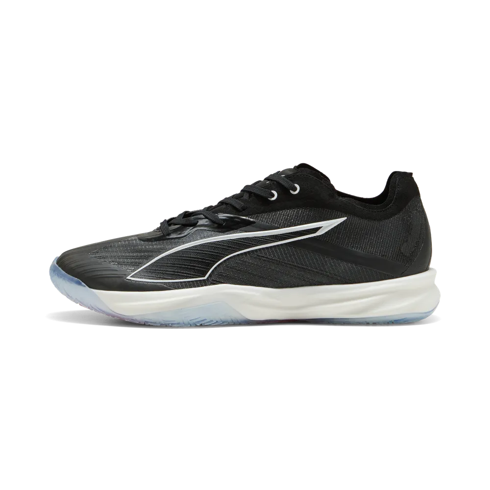 PUMA Accelerate Nitro SQD 5 Hallenschuhe Unisex – Black/White