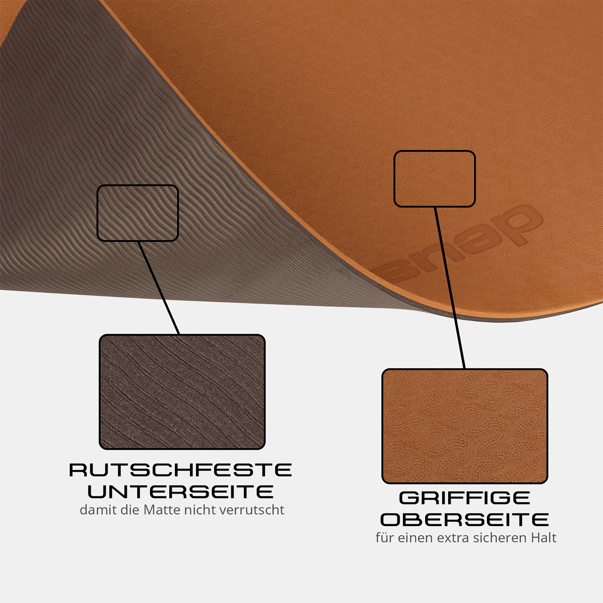 Deuser® Yoga Matte TPE - verschiedene Farben Deuser® Yoga Matte TPE - verschiedene Farben