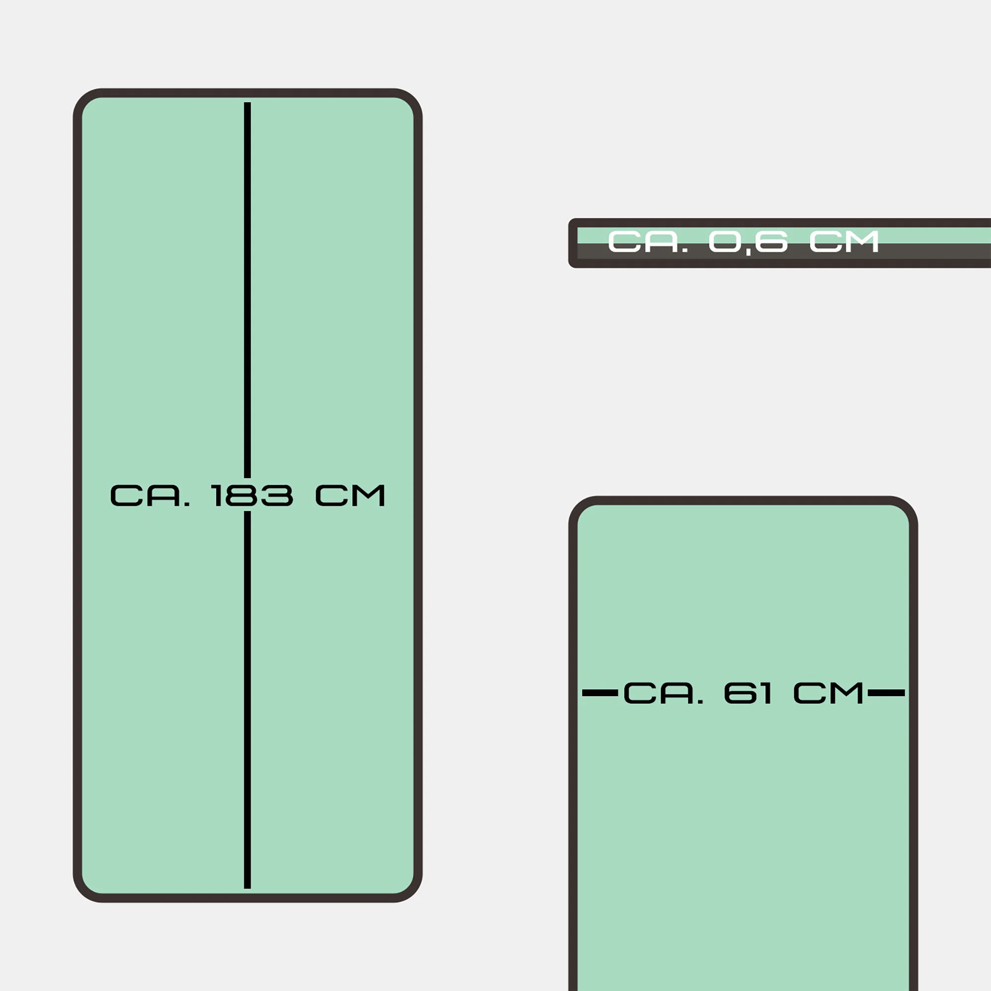 Deuser® Yoga Matte TPE - verschiedene Farben Deuser® Yoga Matte TPE - verschiedene Farben