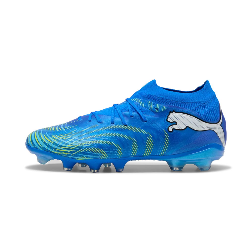 Puma FUTURE 9 PRO FG/AG Fußballschuhe – Ultra Blue / White / Luminous Blue / Black