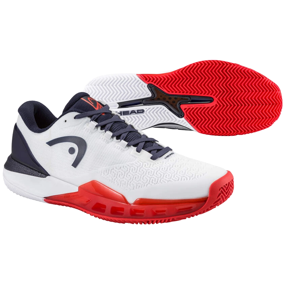 HEAD Revolt Pro 5.0 Clay Herren Tennisschuh - white/navy