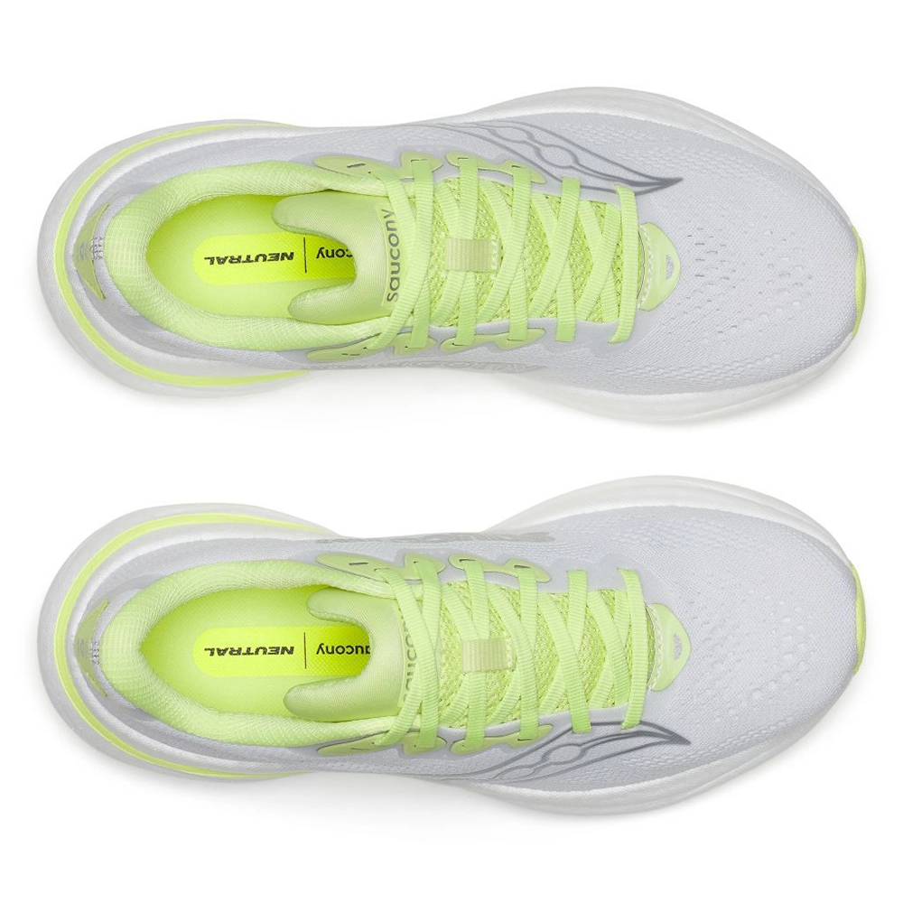 saucony Ride 19 Damen Neutral-Laufschuh - White saucony Ride 19 Damen Neutral-Laufschuh - White