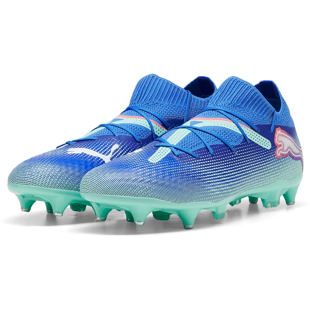 Puma FUTURE 7 PRO MXSG Fussballschuh - Bluemazing/White/Electric Peppermint
