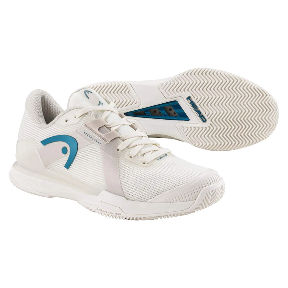 HEAD Sprint Pro 4.0 Clay Damen Tennisschuh - chalk white/twilight blue