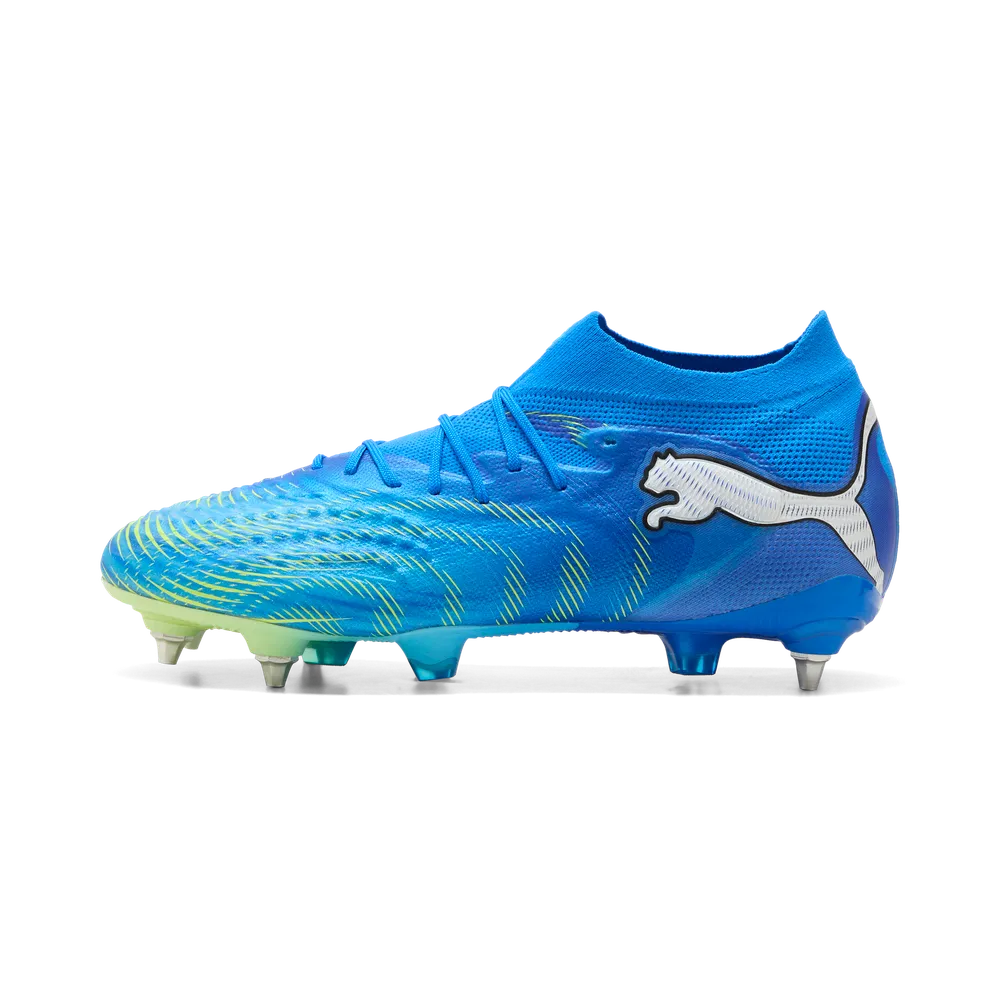 Puma FUTURE 9 ULTIMATE MxSG Fußballschuhe – Ultra Blue / White / Luminous Blue / Black