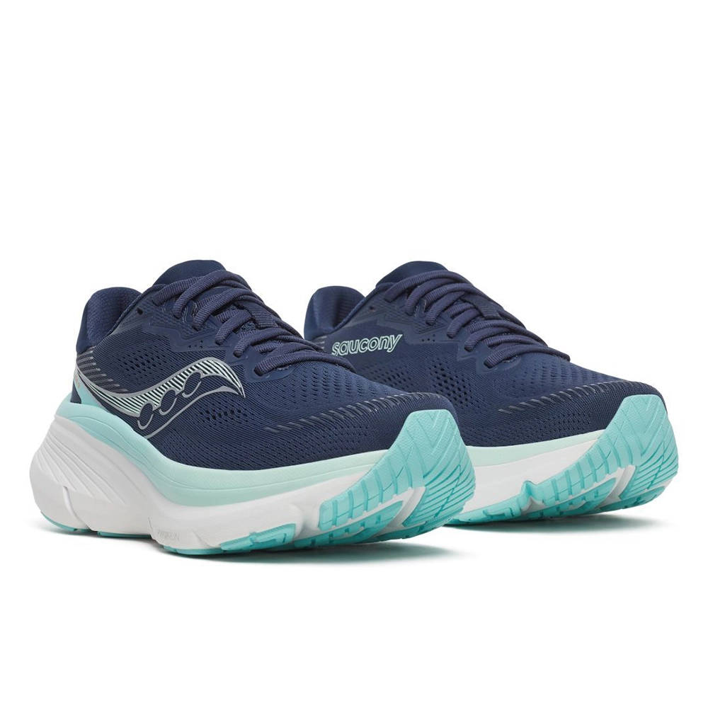 saucony Guide 19 Damen Stabilität-Laufschuh - Navy | Aqua