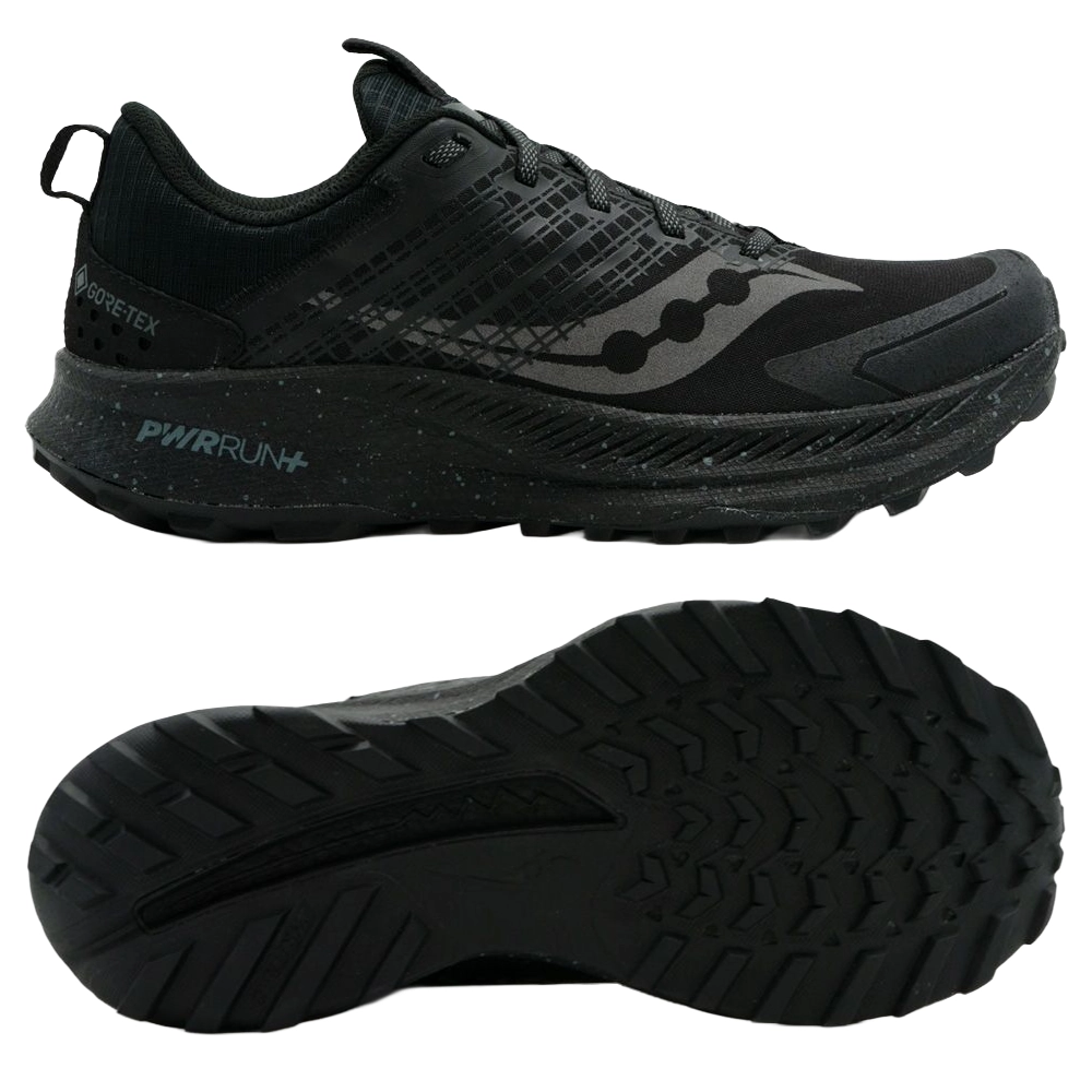 saucony Ride TR2 GTX Triple Herren Trail Laufschuh - Triple Black
