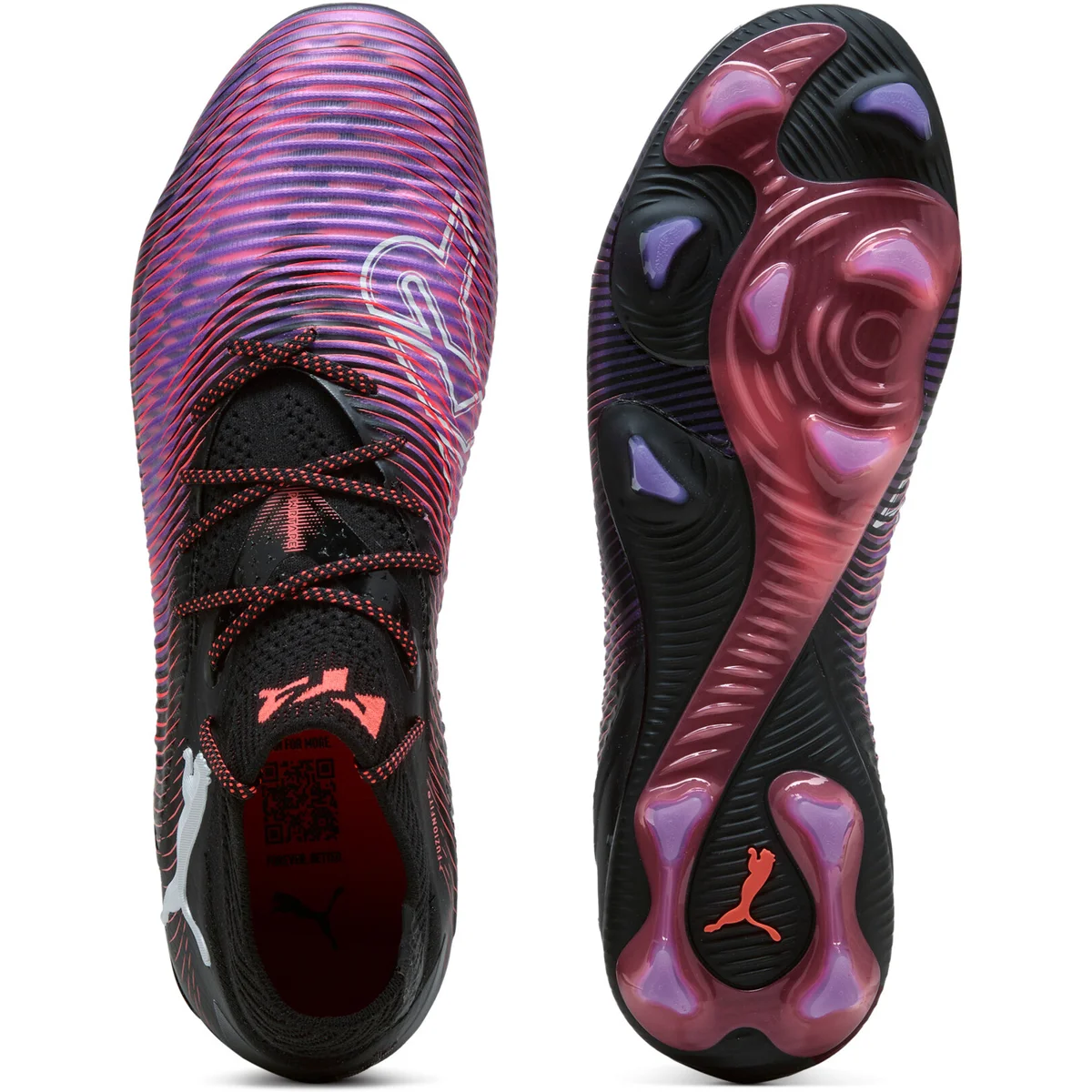 Puma FUTURE 8 ULTIMATE FG Fußballschuhe – Black White/Glowing Red Puma FUTURE 8 ULTIMATE FG Fußballschuhe – Black White/Glowing Red