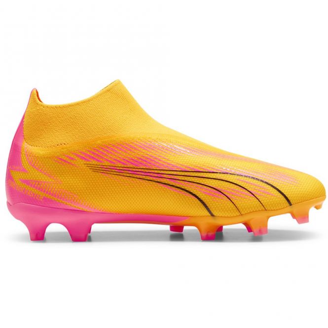 Puma ULTRA MATCH+ LL FG/AG Fussballschuh - Sun Stream Black-Sunset Glow