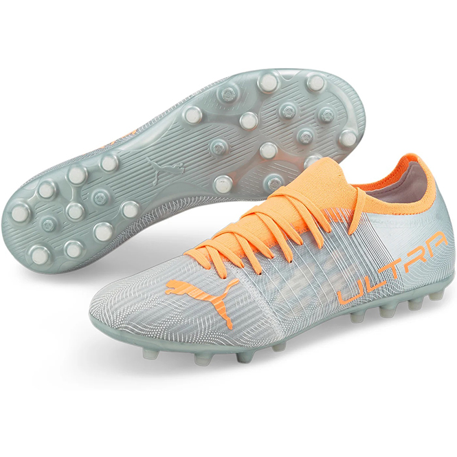 Puma ULTRA 2.4 MG Kunstrasenschuhe - diamond silver neon citrus Puma ULTRA 2.4 MG Kunstrasenschuhe - diamond silver neon citrus