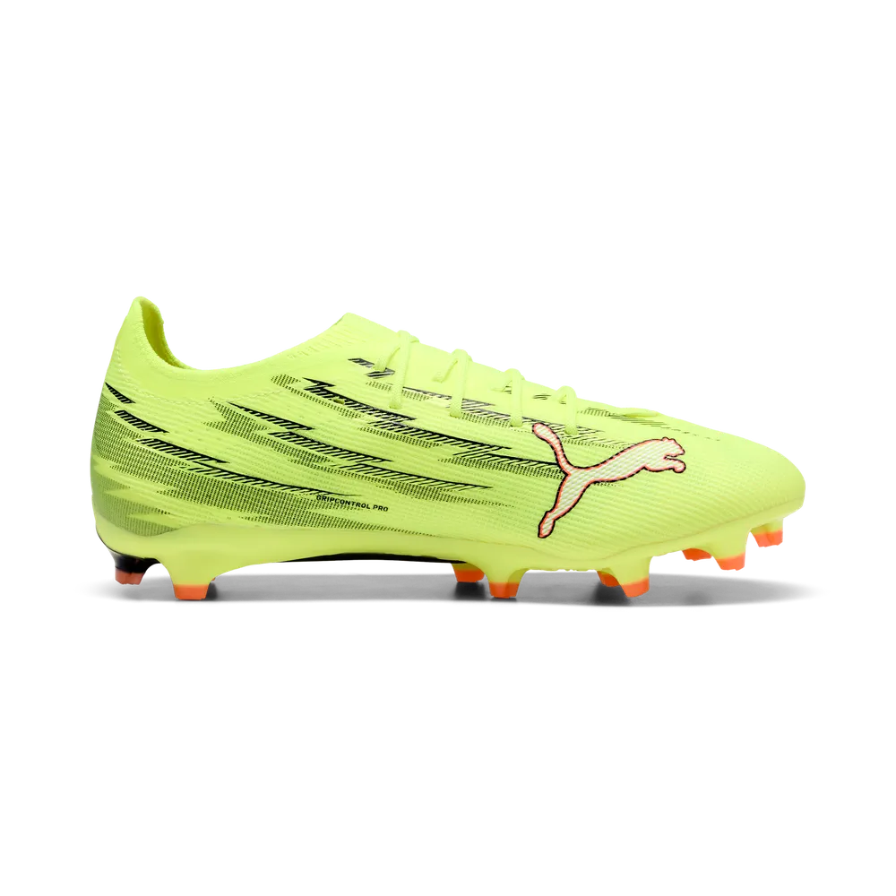 Puma ULTRA 6 PRO FG/AG Fußballschuhe - Yellow Alert/Black/Red/Lime