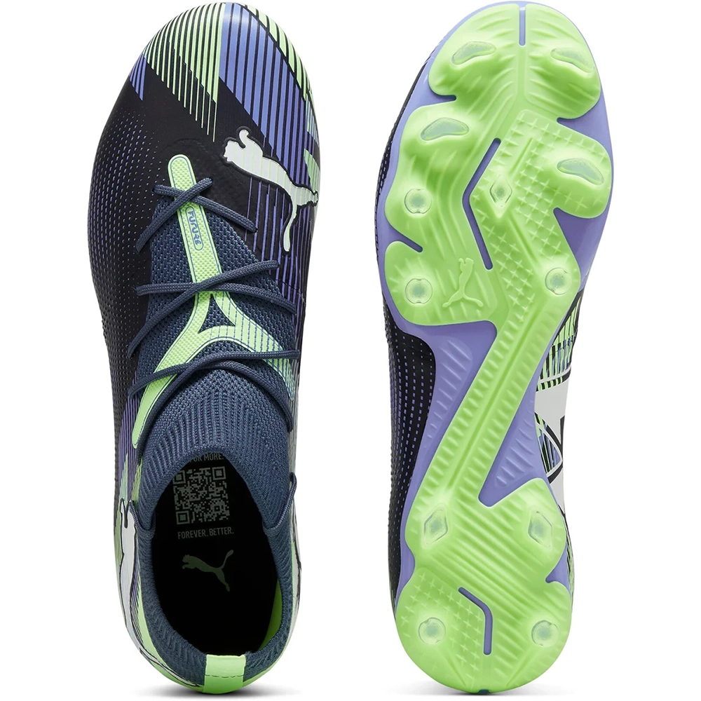 Puma FUTURE 7 MATCH FG/AG Fussballschuh - Gray Skies/White Apple
