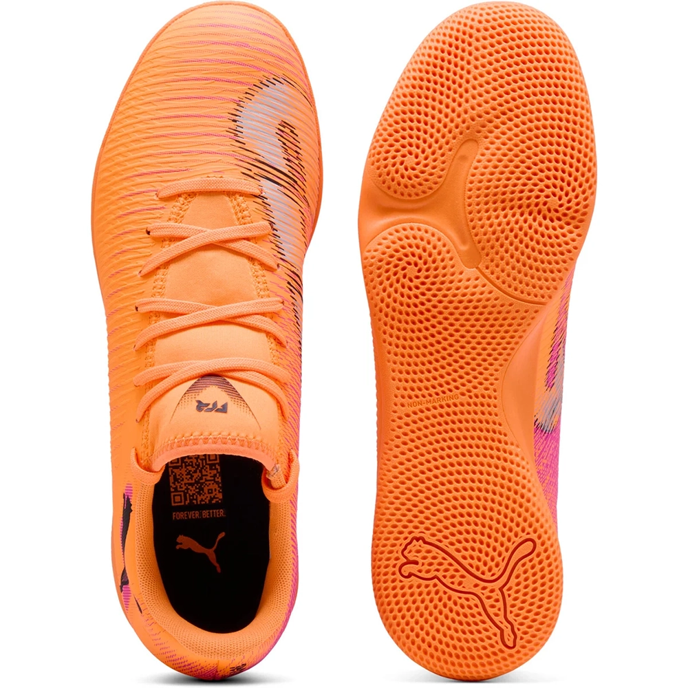 Puma FUTURE 8 PLAY IT Hallenfußballschuhe – Heat Fire/Black Ravish