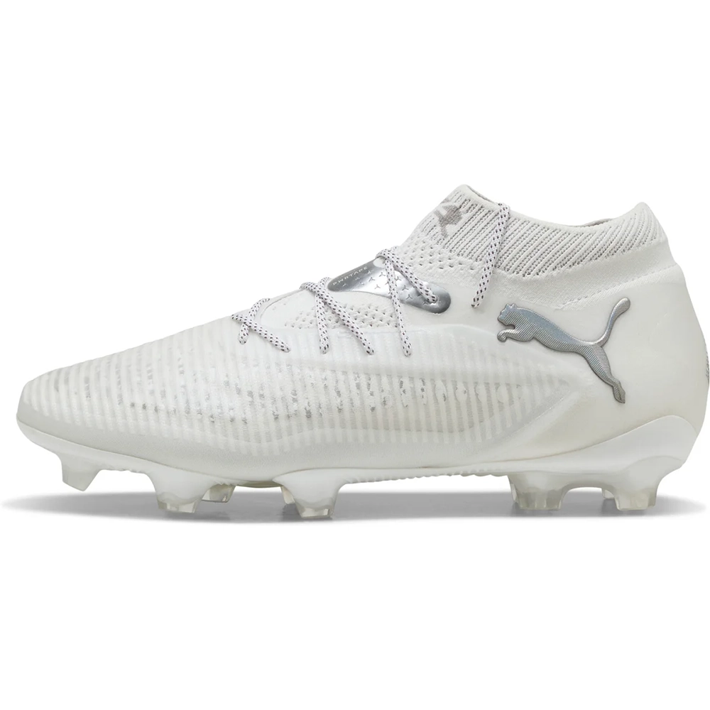 Puma FUTURE 8 ULTIMATE FG Fußballschuhe – White/Matte Silver Puma FUTURE 8 ULTIMATE FG Fußballschuhe – White/Matte Silver