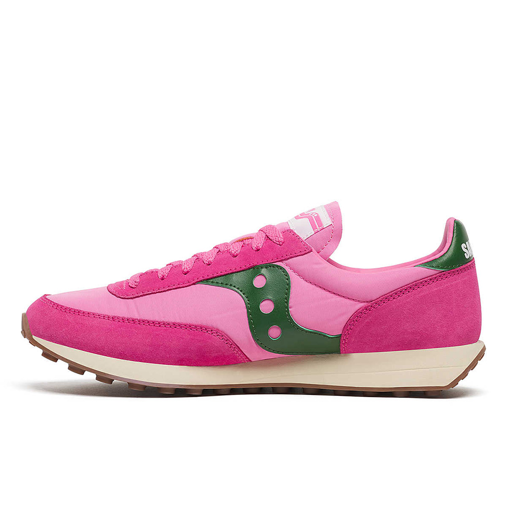 Saucony Trainer 80 Unisex Sneaker - Classic | Pink | Forest