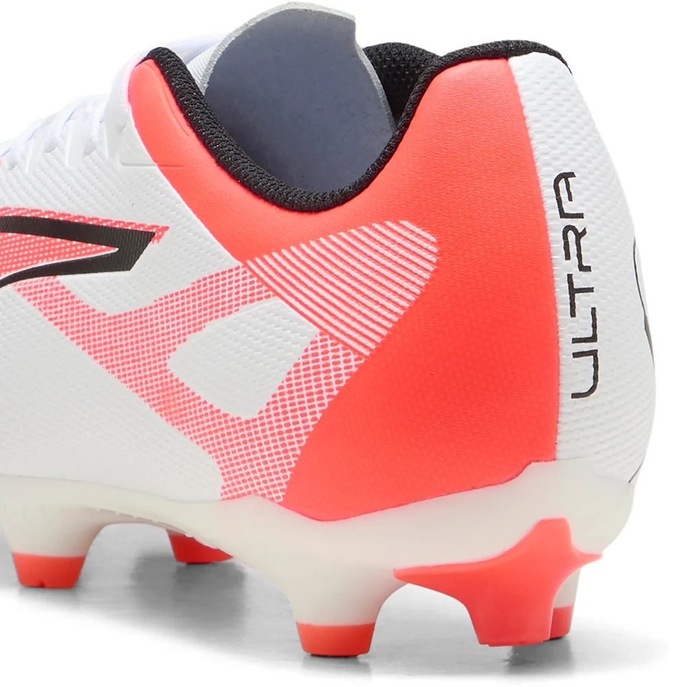 Puma ULTRA 5 PLAY FG/AG Fußballschuhe – White/Black Glowing Red Puma ULTRA 5 PLAY FG/AG Fußballschuhe – White/Black Glowing Red