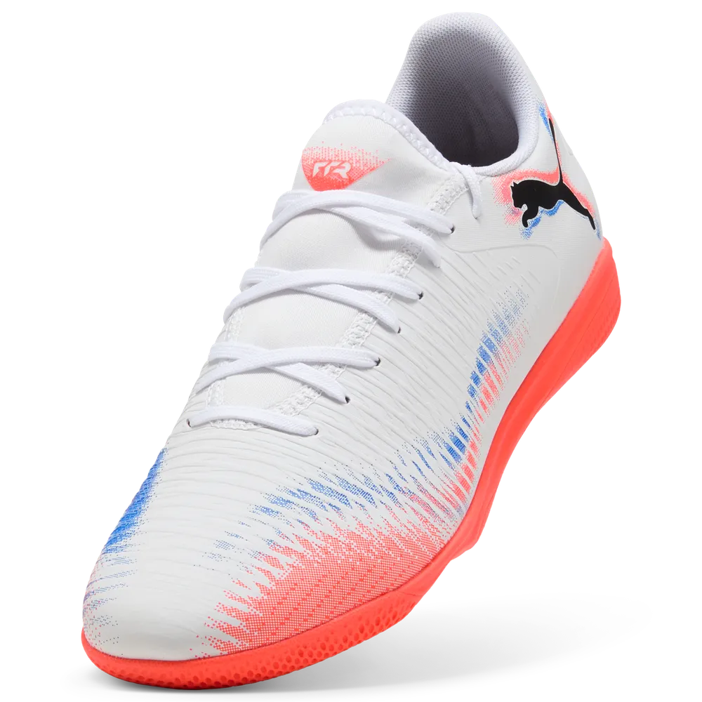 Puma FUTURE 8 PLAY IT Hallenfußballschuh - White/Black Glowing Red Puma FUTURE 8 PLAY IT Hallenfußballschuh - White/Black Glowing Red