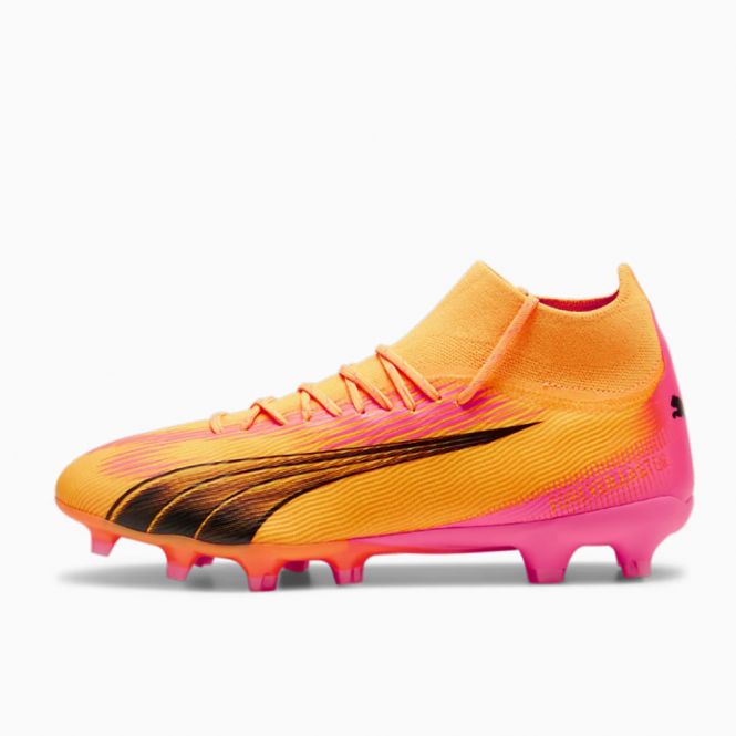 Puma ULTRA PRO FG/AG Fussballschuh - Sun Stream Black-Sunset Glow