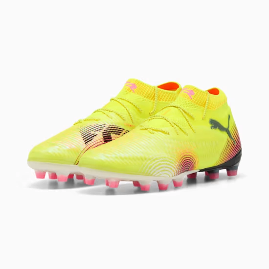 Puma FUTURE 8 ULTIMATE AG Fußballschuhe Unisex – Yellow Alert