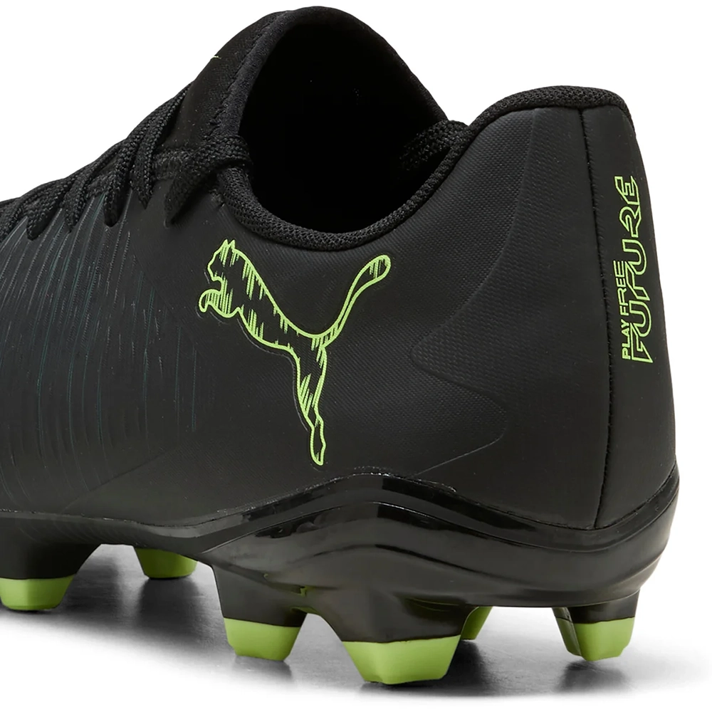 Puma FUTURE 8 PLAY FG/AG Fußballschuhe – Black Fizzy/Light Green Terrain