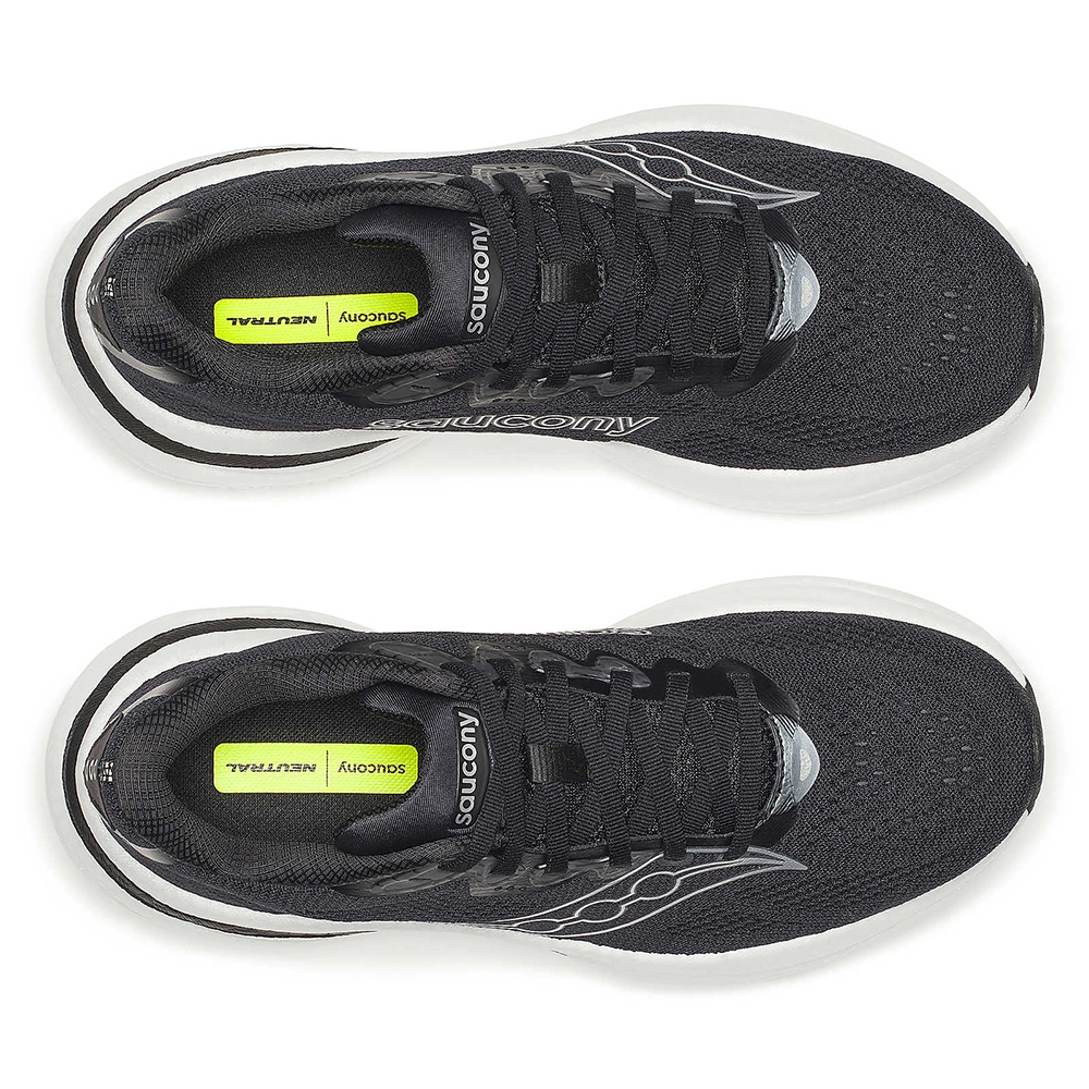 saucony Ride 19 Damen Neutral-Laufschuh - Black | Silver