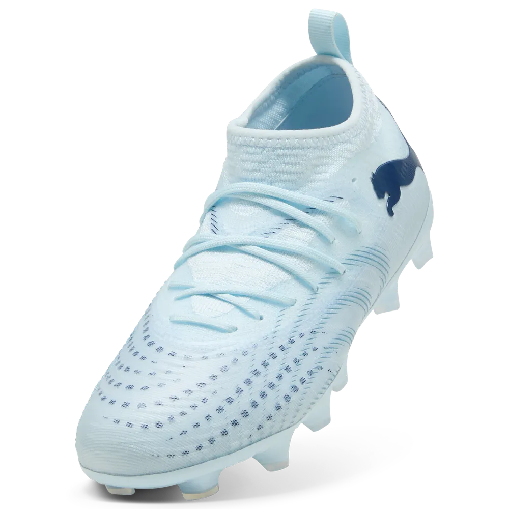 Puma FUTURE 9 MATCH FG/AG Jr Fußballschuhe Kinder – Icy Blue/Blue Jewel