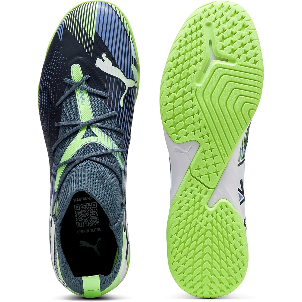 Puma FUTURE 7 MATCH IT Hallenfußballschuhe – Gray Skies/White Apple Puma FUTURE 7 MATCH IT Hallenfußballschuhe – Gray Skies/White Apple