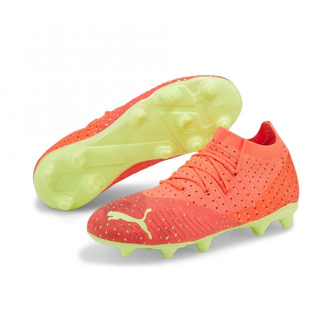 Puma FUTURE Z 3.4 FG/AG Jr Fußballschuhe - fiery coral fizzy light black salmon Puma FUTURE Z 3.4 FG/AG Jr Fußballschuhe - fiery coral fizzy light black salmon
