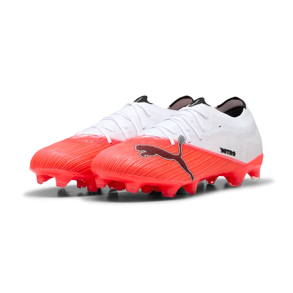 Puma ULTRA NITRO 7 MATCH FG/AG Unisex Fußballschuhe – Ultra Red / Black / White