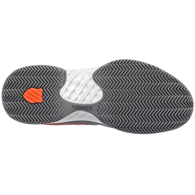 K-SWISS Hypercourt Express 2 HB Herren Tennisschuh - grau orange K-SWISS Hypercourt Express 2 HB Herren Tennisschuh - grau orange