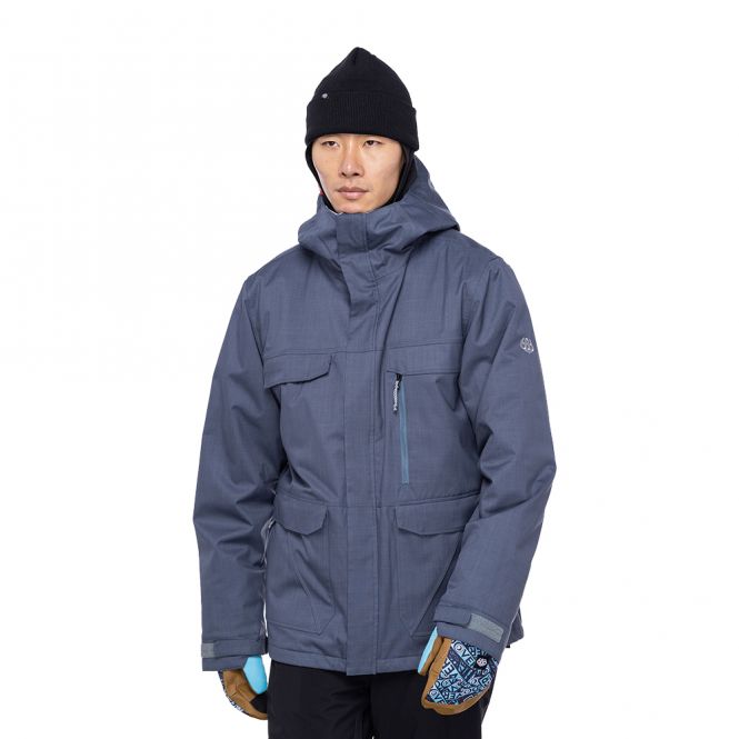 686 Infinity Insulated Herren Ski-/ Snowboardjacke - orion blue texture