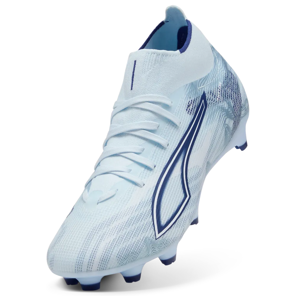 Puma ULTRA 6 MATCH+ FG/AG Damen Fußballschuhe – Icy Blue/White/Blue Jewel