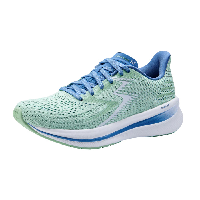 361° Centauri Damen Neutral-Laufschuh - Green Figs | White