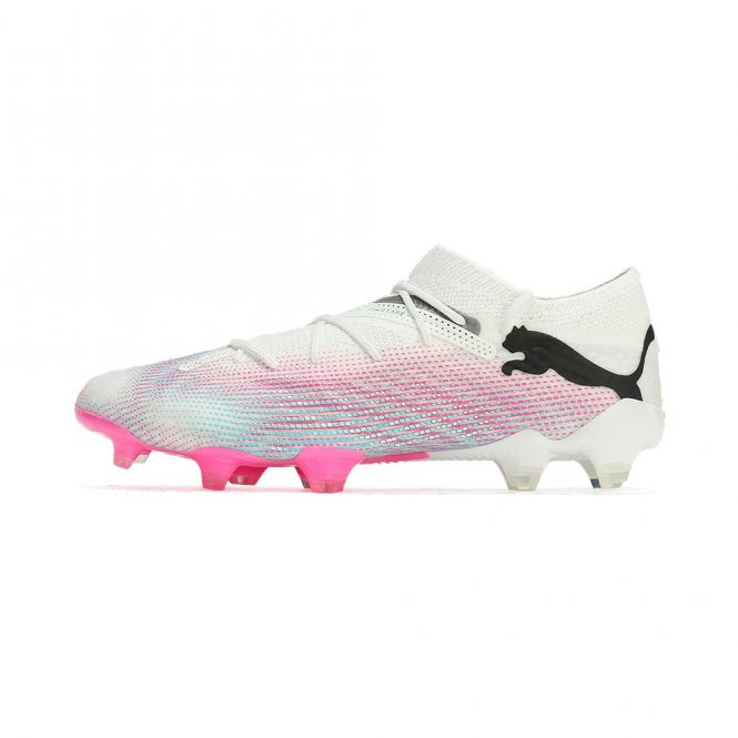 Puma FUTURE 7 ULTIMATE Low FG/AG Fussballschuh - white poison pink Puma FUTURE 7 ULTIMATE Low FG/AG Fussballschuh - white poison pink
