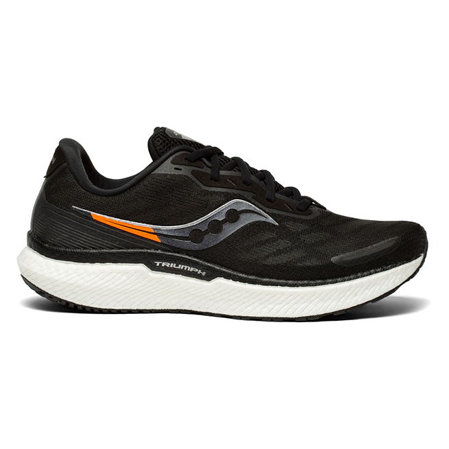 saucony Triumph 19 Herren Laufschuh - Black/White saucony Triumph 19 Herren Laufschuh - Black/White