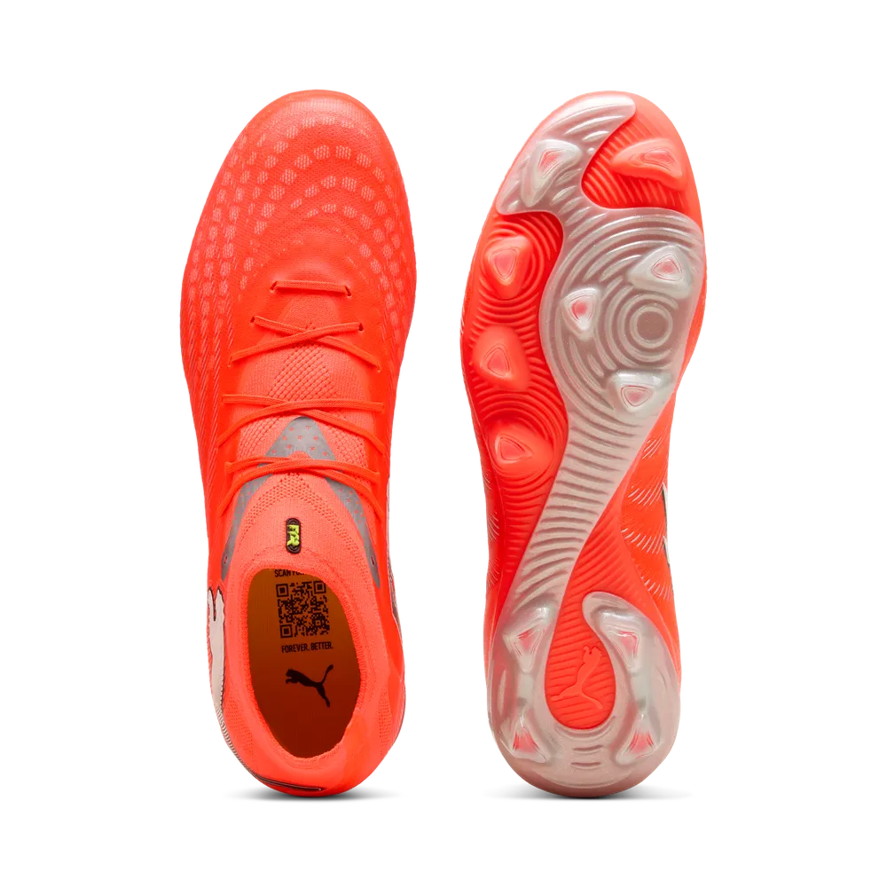 Puma FUTURE 9 PRO FG/AG Fußballschuhe – Glowing Red/White/Black/Sliver Puma FUTURE 9 PRO FG/AG Fußballschuhe – Glowing Red/White/Black/Sliver
